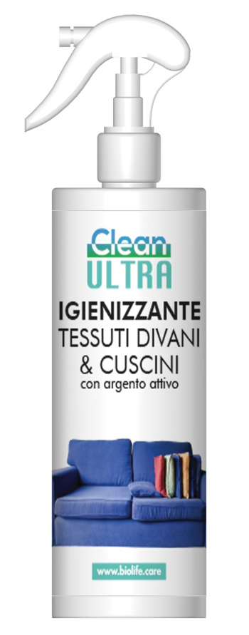 CLEAN ULTRA IGIENIZZANTE TESSUTI DIVANI/CUSCINI 250 ML - Farmacia Murachelli Di Putelli dr. Giovanni
