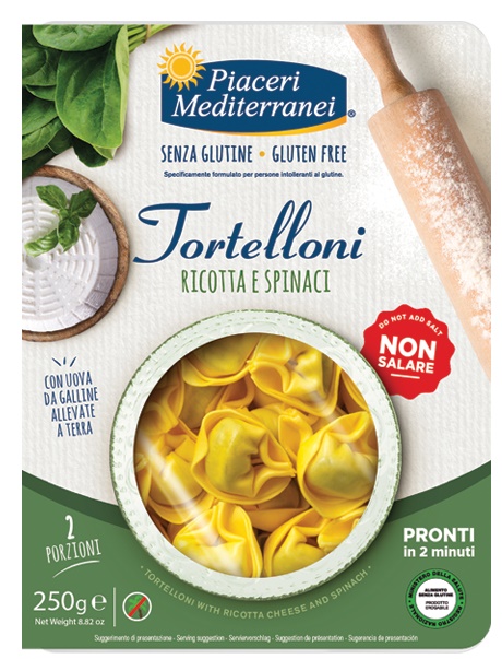 PIACERI MEDITERRANEI TORTELLONI RICOTTA SPINACI 250 G - Farmacia Murachelli Di Putelli dr. Giovanni