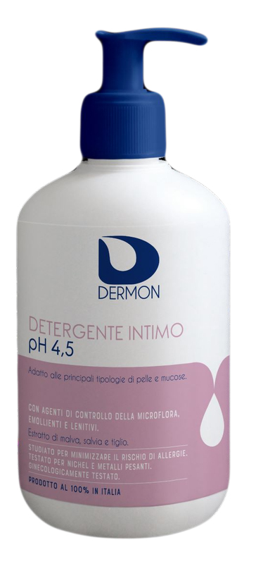 DERMON DETERGENTE INTIMO USO FREQUENTE PH 4,5 500 ML - Farmacia Murachelli Di Putelli dr. Giovanni