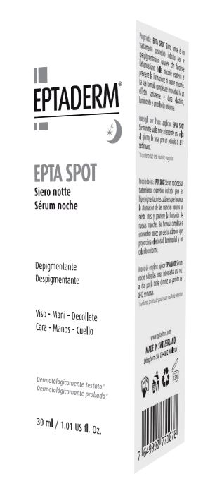 EPTA SPOT NOTTE SIERO DEPIGMENTANTE 30 ML - Farmacia Murachelli Di Putelli dr. Giovanni