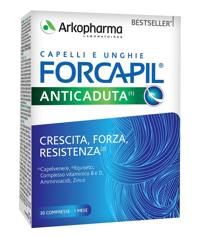 FORCAPIL ANTI CADUTA 30 COMPRESSE - Farmacia Murachelli Di Putelli dr. Giovanni