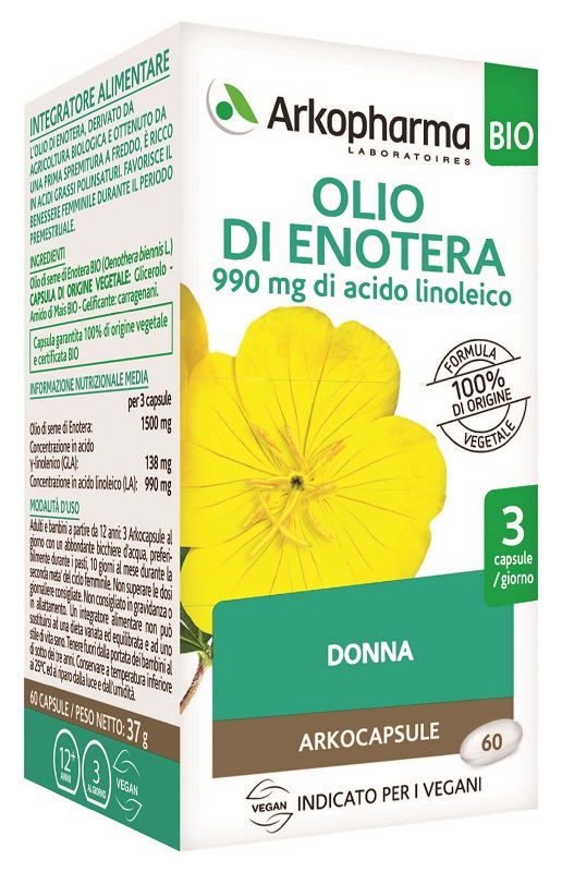 ARKOCPS OLIO ENOTERA 60 PERLE - Farmacia Murachelli Di Putelli dr. Giovanni