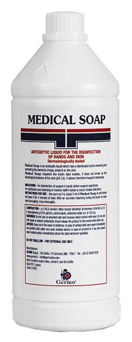 MEDICAL SOAP SAPONE DISINFETTANTE MANI E CUTE 1000 ML - Farmacia Murachelli Di Putelli dr. Giovanni