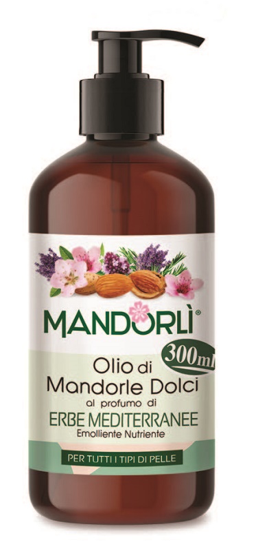 MANDORLI ERBE MEDITERRANEE OLIO CORPO 300 ML - Farmacia Murachelli Di Putelli dr. Giovanni