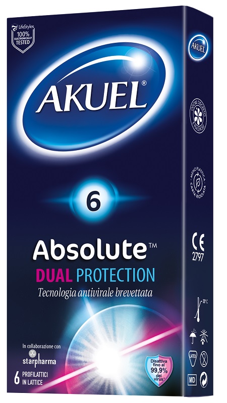 AKUEL ABSOLUTE DUAL PROTECTION 6 PEZZI - Farmacia Murachelli Di Putelli dr. Giovanni