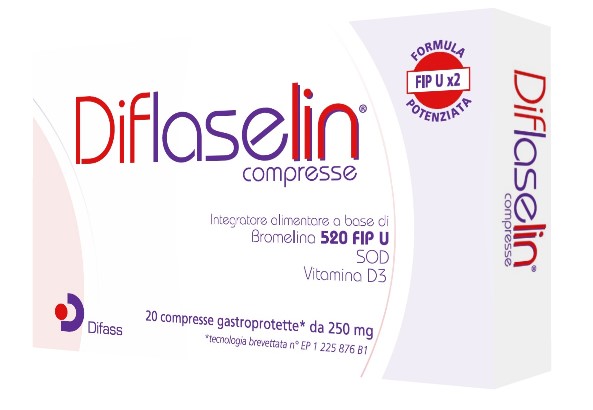 DIFLASELIN 20 COMPRESSE GASTROPROTETTE 250 MG - Farmacia Murachelli Di Putelli dr. Giovanni