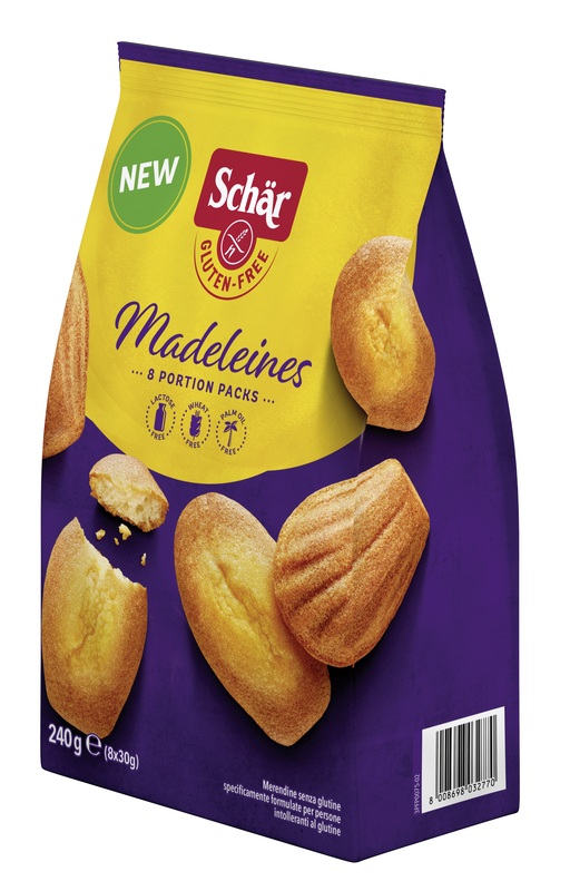 SCHAR MADELEINES SENZA LATTOSIO 8 PORZIONI DA 30 G - Farmacia Murachelli Di Putelli dr. Giovanni