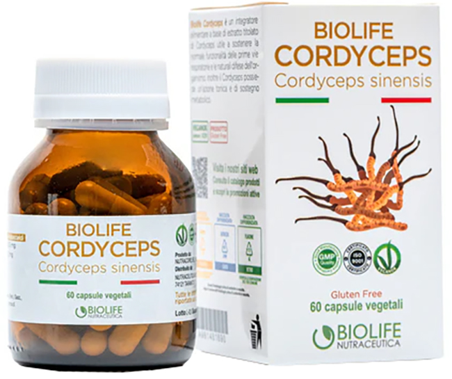 BIOLIFE CORDYCEPS 60 CAPSULE - Farmacia Murachelli Di Putelli dr. Giovanni