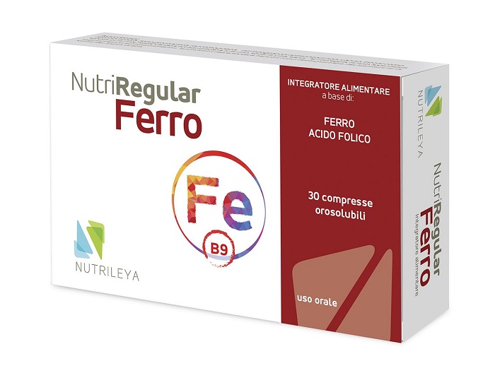 NUTRIREGULAR FERRO 30 COMPRESSE OROSOLUBILI - Farmacia Murachelli Di Putelli dr. Giovanni