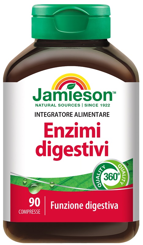 JAMIESON ENZIMI DIGESTIVI 90 COMPRESSE - Farmacia Murachelli Di Putelli dr. Giovanni