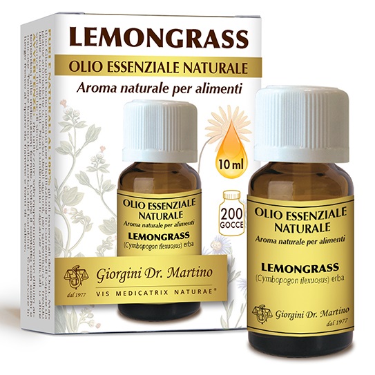 LEMONGRASS OLIO ESSENZIALE NATURALE 10 ML - Farmacia Murachelli Di Putelli dr. Giovanni
