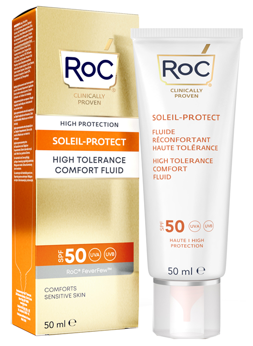 ROC FLUIDO SOLARE VISO SPF 50 ELEVATA TOLLERABILITA' 50 ML - Farmacia Murachelli Di Putelli dr. Giovanni