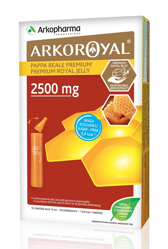 ARKOROYAL PAPPA REALE 2500 MG SENZA ZUCCHERO 10 FIALE - Farmacia Murachelli Di Putelli dr. Giovanni