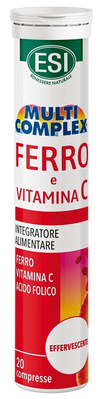 ESI MULTICOMPLEX FERRO VITAMINA C 20 COMPRESSE EFFERVESCENTI - Farmacia Murachelli Di Putelli dr. Giovanni