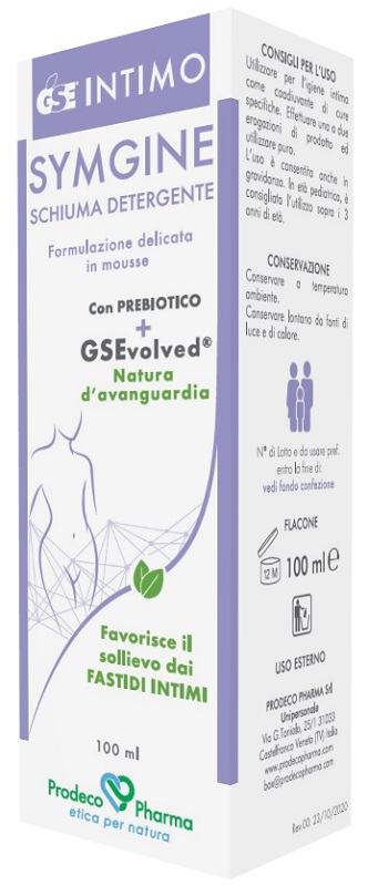 GSE INTIMO SYMGINE SCHIUMA DETERGENTE 100 ML - Farmacia Murachelli Di Putelli dr. Giovanni