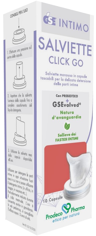 GSE INTIMO SALVIETTE CLICK GO 10 PEZZI - Farmacia Murachelli Di Putelli dr. Giovanni