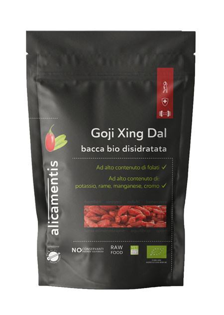 GOJI XING DAL BIO 480 G ALICAMENTIS - Farmacia Murachelli Di Putelli dr. Giovanni