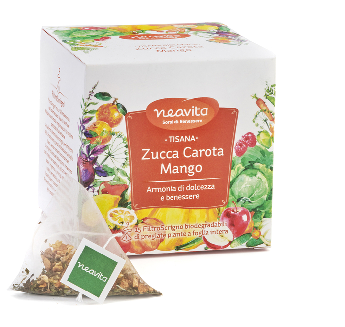 NEAVITA FILTROSCRIGNO FRUIT&VEG ZUCCA CAROTA MANGO 15 FILTRI 3 G - Farmacia Murachelli Di Putelli dr. Giovanni