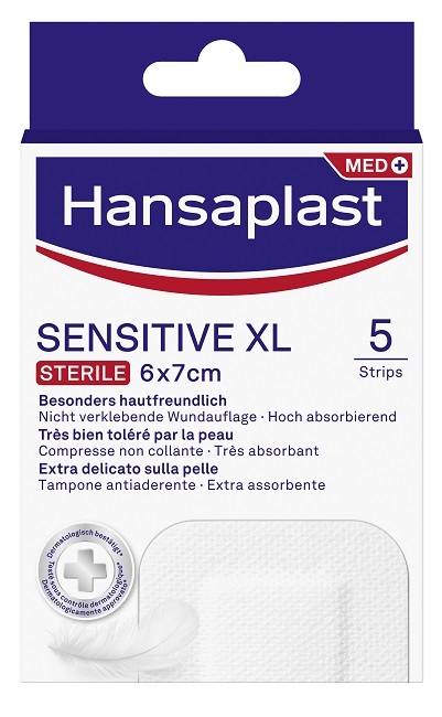 CEROTTO HANSAPLAST SENSITIVE XL 5 PEZZI - Farmacia Murachelli Di Putelli dr. Giovanni