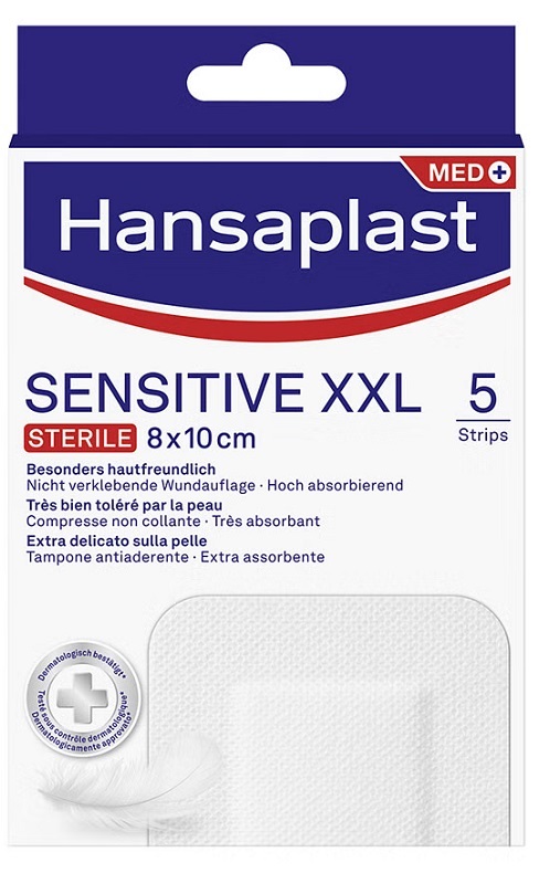 CEROTTO HANSAPLAST SENSITIVE XXL 5 PEZZI - Farmacia Murachelli Di Putelli dr. Giovanni