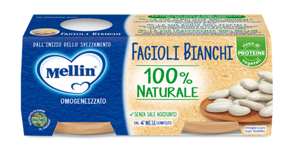 MELLIN OMOGENEIZZATO FAGIOLI BIANCHI 2 X 80 G - Farmacia Murachelli Di Putelli dr. Giovanni