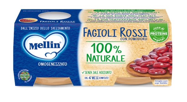MELLIN OMOGENEIZZATO FAGIOLI ROSSI 2 X 80 G - Farmacia Murachelli Di Putelli dr. Giovanni