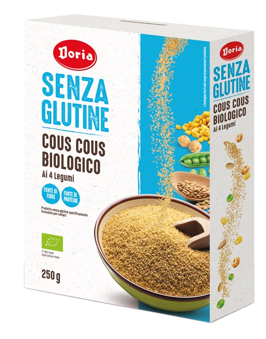 DORIA COUS COUS BIOLOGICO 4 LEGUMI 250 G - Farmacia Murachelli Di Putelli dr. Giovanni
