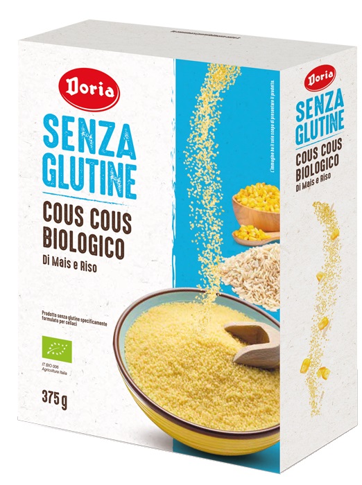 DORIA COUS COUS BIOLOGICO MAIS-RISO 375 G - Farmacia Murachelli Di Putelli dr. Giovanni