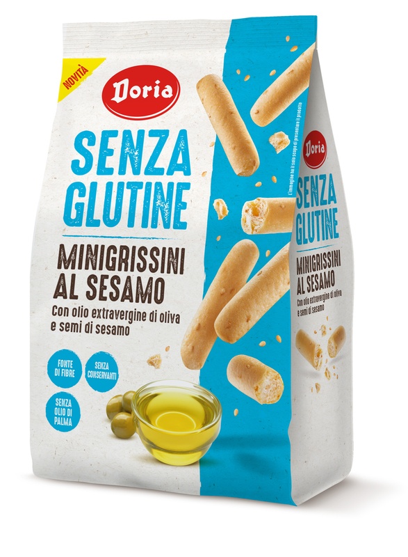 DORIA MINIGRISSINI SESAMO 150 G - Farmacia Murachelli Di Putelli dr. Giovanni