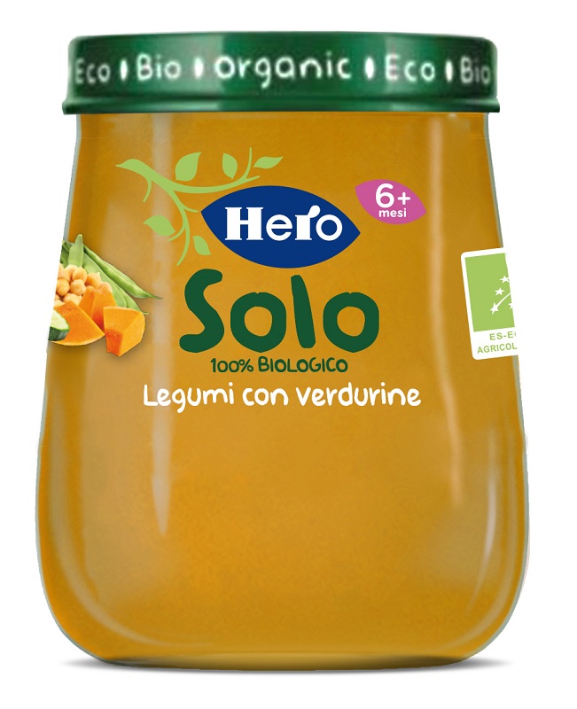 HERO BABY SOLO OMOGENEIZZATO LEGUMI VERDURE 120 G - Farmacia Murachelli Di Putelli dr. Giovanni
