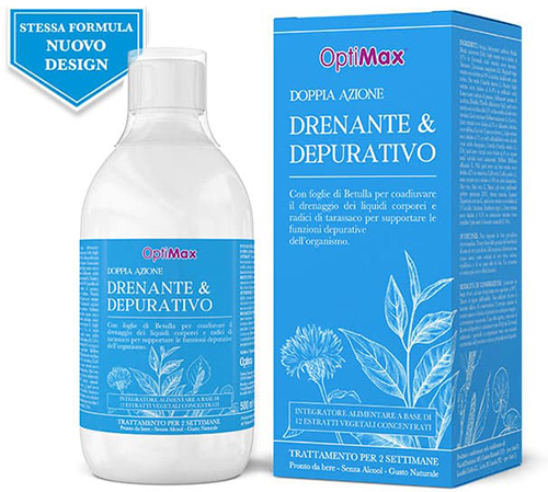 OPTIMAX DRENANTE DEPURATIVO 500 ML - Farmacia Murachelli Di Putelli dr. Giovanni