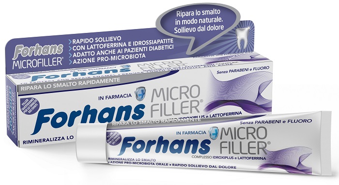 FORHANS DENTIFRICIO MICROFILLER PROTEZIONE SMALTO 75 ML - Farmacia Murachelli Di Putelli dr. Giovanni