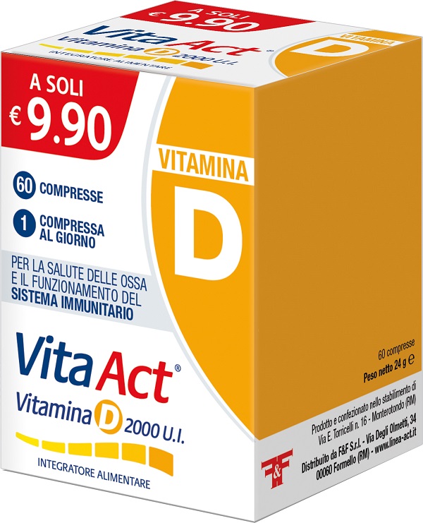 VITA ACT VITAMINA D 2000UI 60 COMPRESSE - Farmacia Murachelli Di Putelli dr. Giovanni