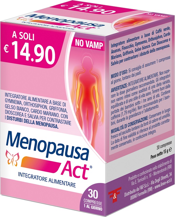 MENOPAUSA ACT 30 COMPRESSE - Farmacia Murachelli Di Putelli dr. Giovanni