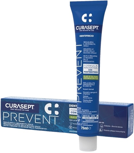 CURASEPT PREVENT DENTIFRICIO 75 ML - Farmacia Murachelli Di Putelli dr. Giovanni