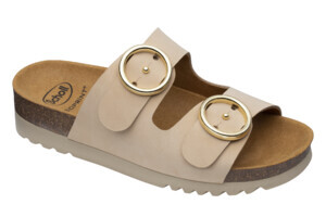 MALIBU' 2 STRAPS NUBUCK W BEIGE 40 - Farmacia Murachelli Di Putelli dr. Giovanni