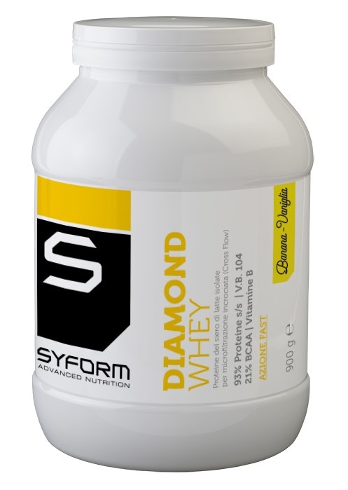 DIAMOND WHEY BANANA/VANIGLIA POLVERE 900 G - Farmacia Murachelli Di Putelli dr. Giovanni