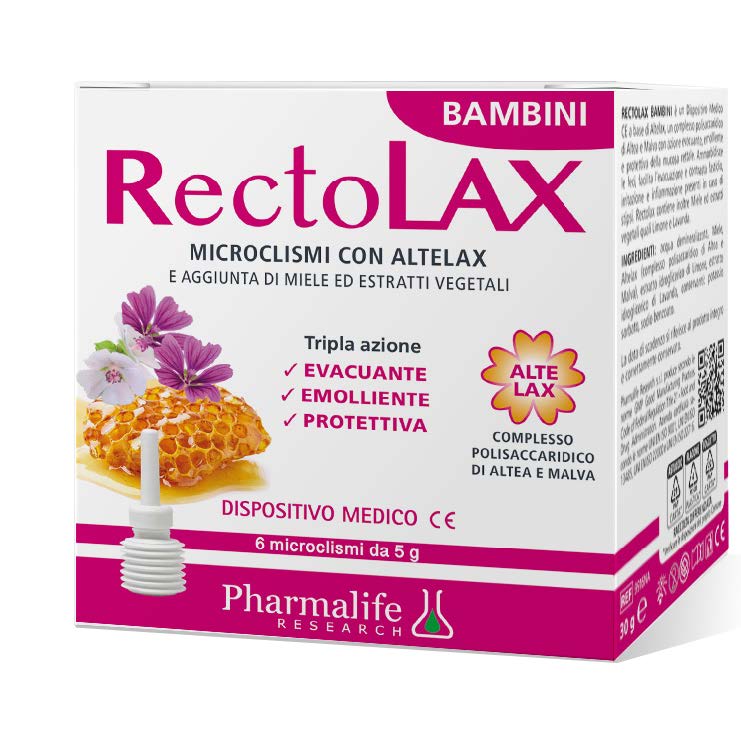 RECTOLAX BAMBINI MICROCLISMI 6 PEZZI DA 5 G - Farmacia Murachelli Di Putelli dr. Giovanni