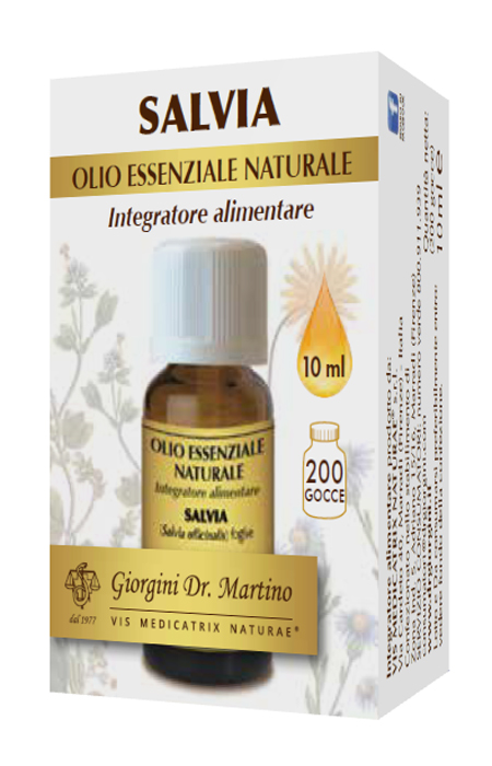 SALVIA OLIO ESSENZIALE NATURALE 10 ML - Farmacia Murachelli Di Putelli dr. Giovanni