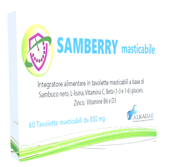 SAMBERRY MASTICABILE 60 TAVOLETTE - Farmacia Murachelli Di Putelli dr. Giovanni