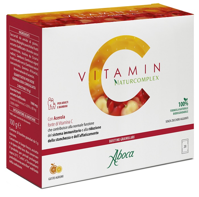 VITAMIN C NATURCOMPLEX 20 BUSTINE - Farmacia Murachelli Di Putelli dr. Giovanni