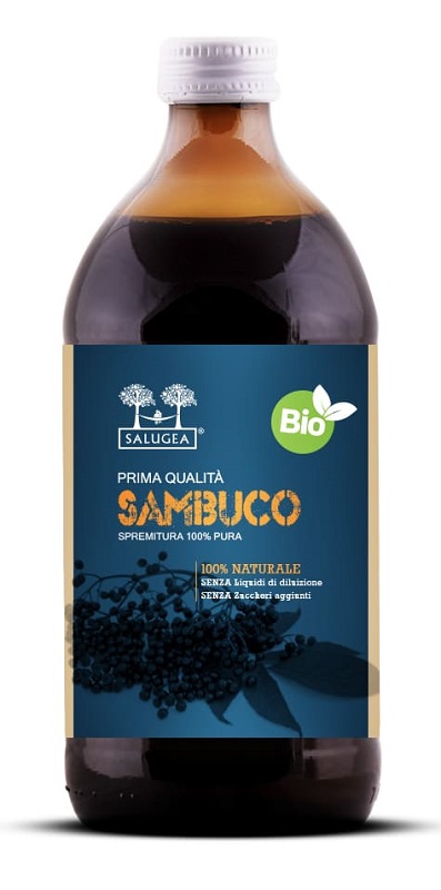 SALUGEA SUCCO SAMBUCO BIO 500 ML - Farmacia Murachelli Di Putelli dr. Giovanni