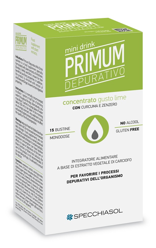 PRIMUM DEPURATIVO MINIDRINK LIME 15 STICK DA 10 ML - Farmacia Murachelli Di Putelli dr. Giovanni