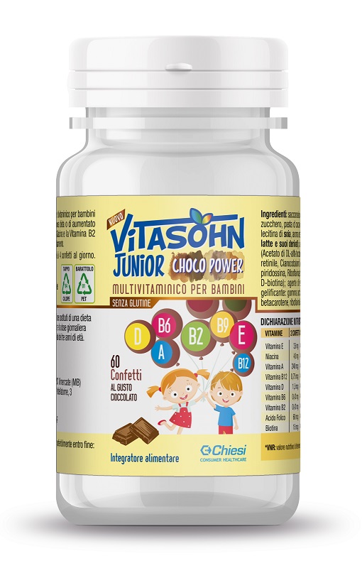 VITASOHN JUNIOR CHOCO POWER 60 CONFETTI - Farmacia Murachelli Di Putelli dr. Giovanni