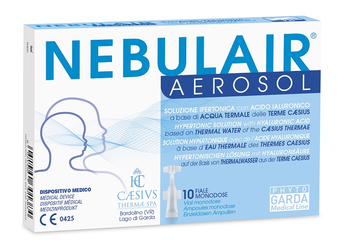 NEBULAIR AEROSOL SOLUZIONE IPERTONICA 10 FIALE MONODOSE 3 ML ACQTERM - Farmacia Murachelli Di Putelli dr. Giovanni