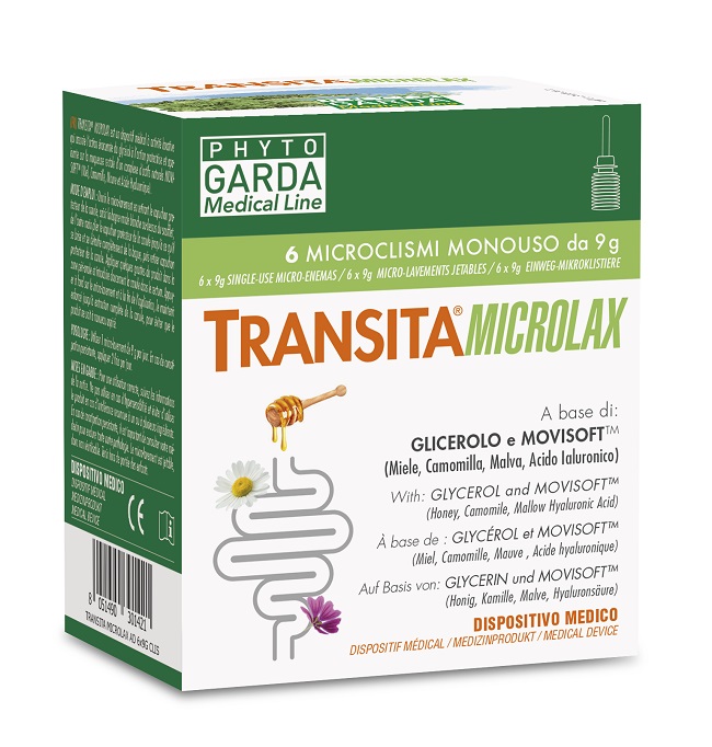 TRANSITA MICROLAX ADULTI 6 MICROCLISMI DA 9 G - Farmacia Murachelli Di Putelli dr. Giovanni