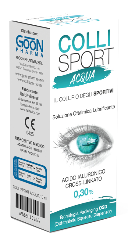 COLLISPORT ACQUA SOLUZIONE OFTALMICA LUBRIFICANTE 10 ML - Farmacia Murachelli Di Putelli dr. Giovanni