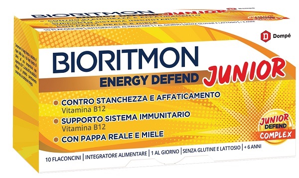 BIORITMON ENERGY DEFEND JUNIOR 10 FLACONCINI 10 ML - Farmacia Murachelli Di Putelli dr. Giovanni