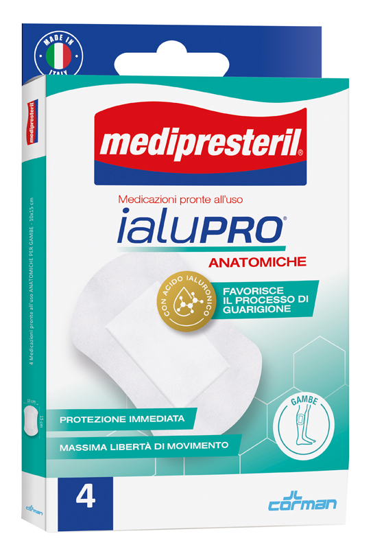 MEDIPRESTERIL IALUPRO GAMBE 10X15 CM 4 PEZZI - Farmacia Murachelli Di Putelli dr. Giovanni