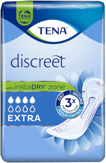 ASSORBENTE INCONTINENZA LEGGERA TENA DISCREET EXTRA 10 PEZZI - Farmacia Murachelli Di Putelli dr. Giovanni